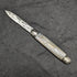1916 British Antique White Pearl Shell Handle Pure Silver Engraving Blade Folding Pen Knife